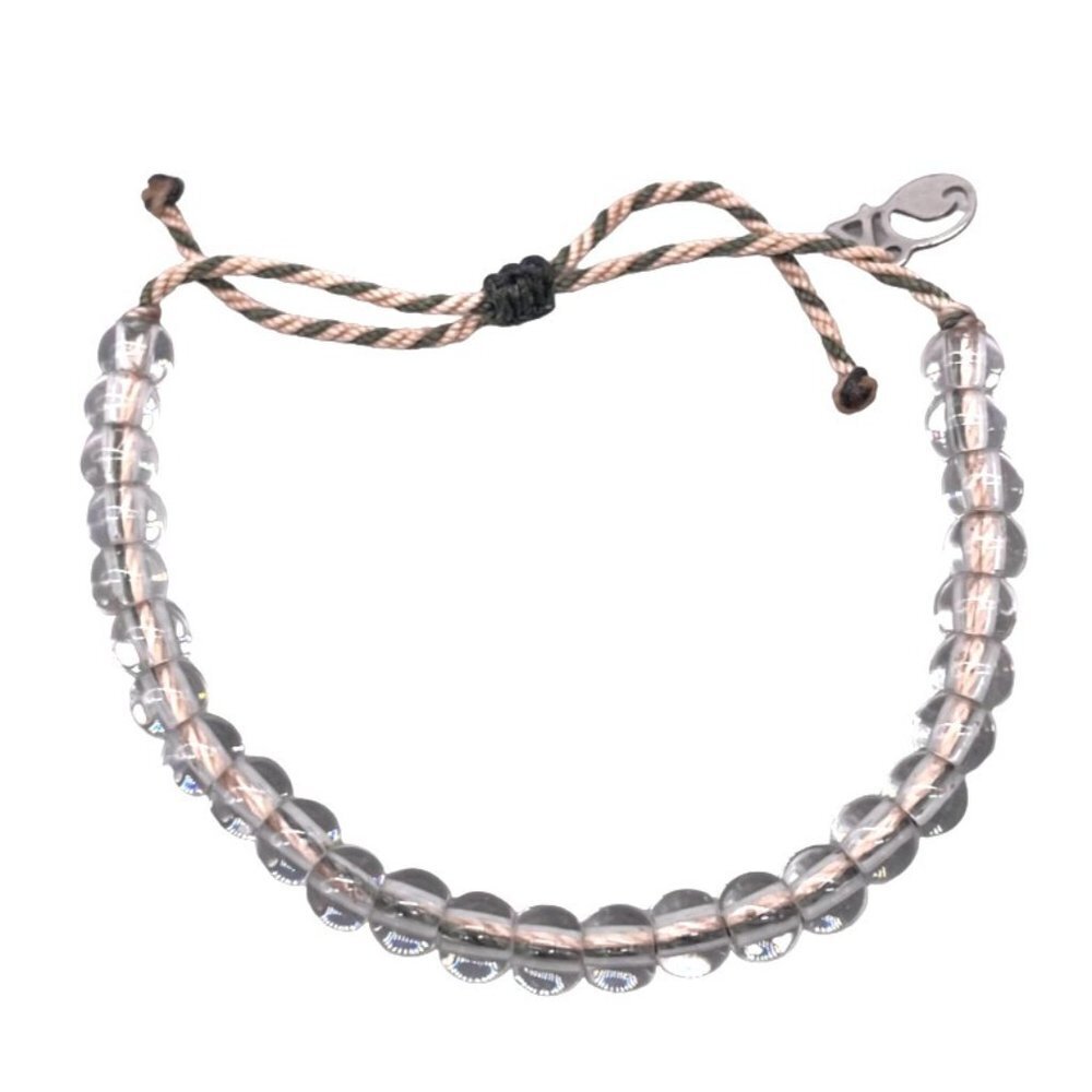4 Ocean Beaded Cord Recycled Bracelet